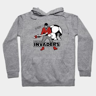 Defunct Canton Invaders Soccer 1991 Hoodie